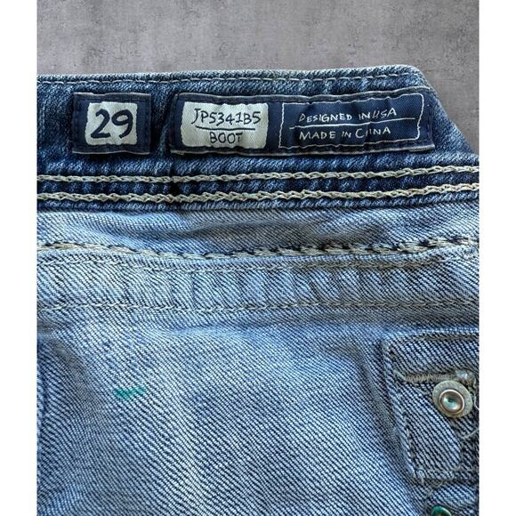 Vintage Miss Me Jeans Y2K Boot Cut Denim Embellished Pockets Women’s Size 29 - Picture 11 of 16
